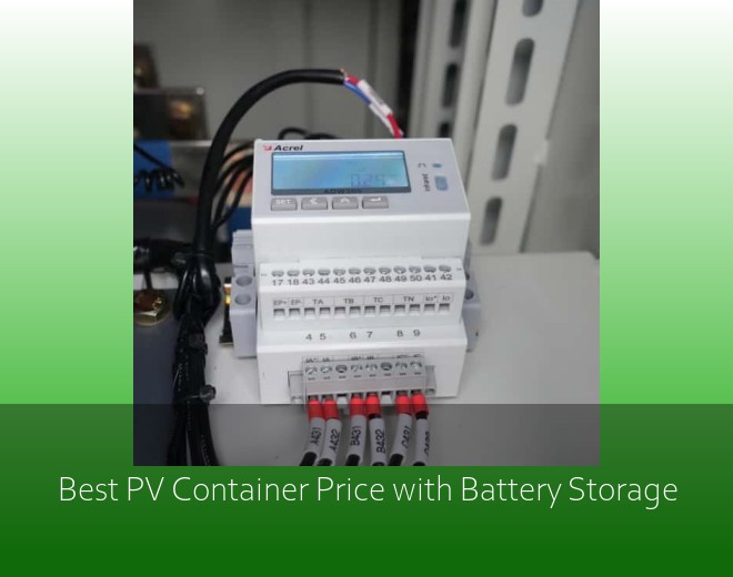 Best PV Container Price with Battery Storage